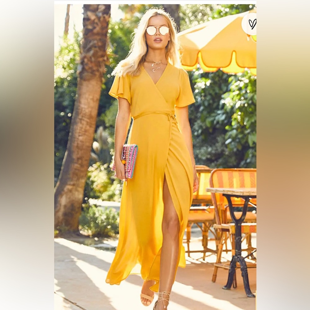 Lulus Much Obliged Maxi Dress size Medium
